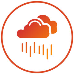 Vector Design Rainy Icon Style