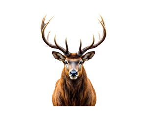 Male Deer with Big Antlers