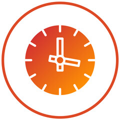 Vector Design Clock Icon Style