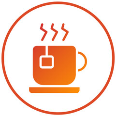 Obraz premium Vector Design Hot Tea Icon Style