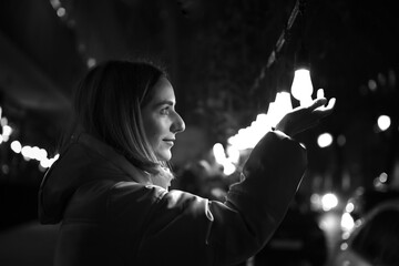 美しい女性のポートレート