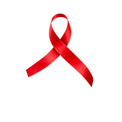 Aids awareness red ribbon