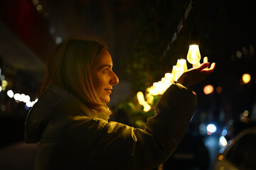 美しい女性のポートレート