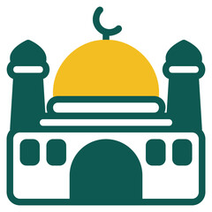 Masjid green icon