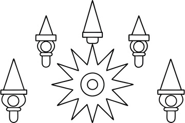 amp surge core line art creative tech sketch.eps