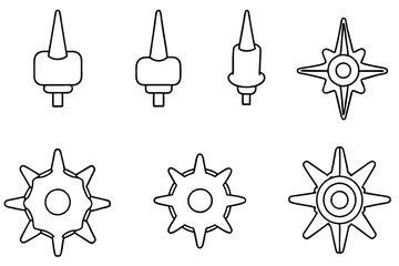  amp surge core line art illustration vector design.eps