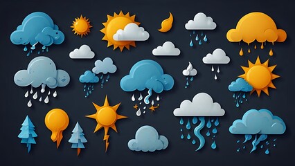 weather forecast icons