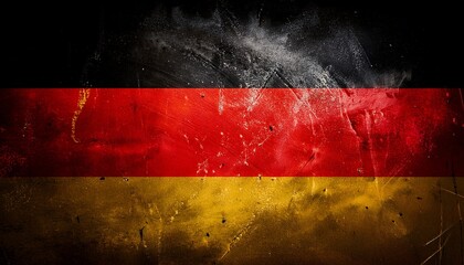 grunge german flag