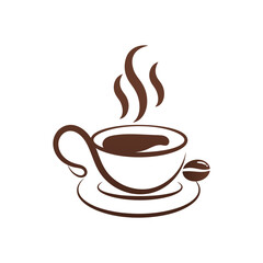 Coffee Cup Illustration Steam, Bean, Aroma, Beverage, Drink