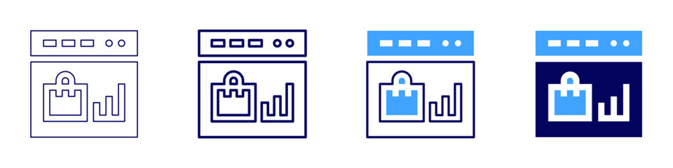 Referral program icon in 4 different styles. Thin Line, Line, Bold Line, Duotone. Duotone style. Editable stroke