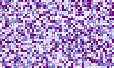 Abstract purple and white mosaic tile pattern.  Perfect for backgrounds, website design, or textile prints.  Subtle texture and calming color palette evoke feelings of serenity and modern design.