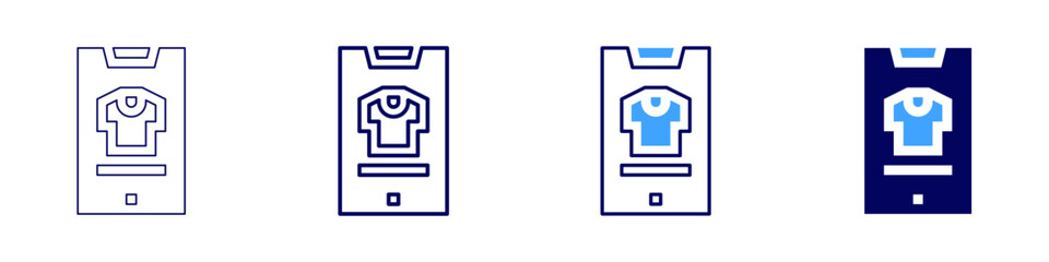 User loyalty points icon in 4 different styles. Thin Line, Line, Bold Line, Duotone. Duotone style. Editable stroke