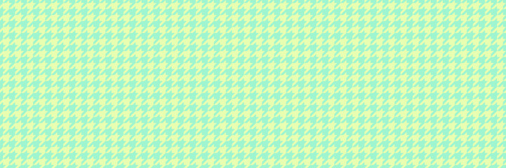 Subtle pastel green and yellow houndstooth pattern.  Perfect for website backgrounds, textiles, or fashion designs. This repeating texture offers a touch of classic elegance with a modern, fresh feel.