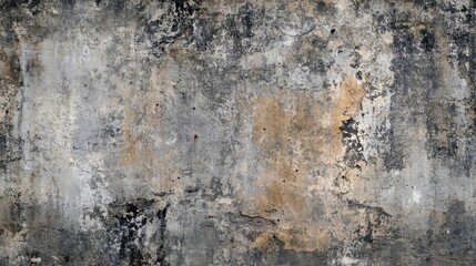 A weathered and textured wall showcasing different shades of gray