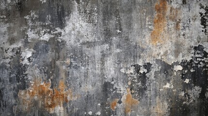 Weathered and stained surface exhibiting various color textures on it