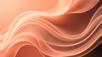 Fototapeta premium Hard light, soft shadows. Image fluid, dynamic abstract wave pattern with soft curves