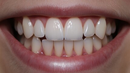 Gingival Aesthetic Transformation - Before and After Closeup Beauty Procedure