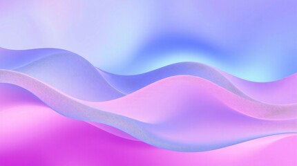 Fototapeta premium wavy purple blue gradient background soft pastel colors with subtle illumination