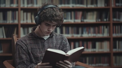 Realistic Study Scene with Cozy Atmosphere