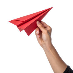 Red Paper Airplane: Origami, Flight, Dreams