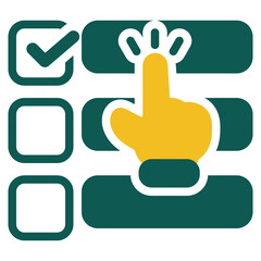 Priority green icon