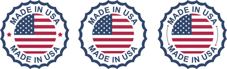 Made in America labels, Made in USA stickers