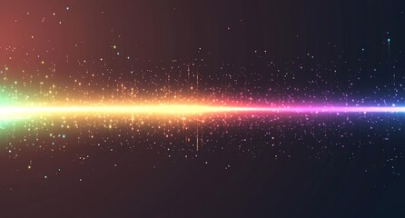 Fototapeta premium Abstract rainbow-colored, glowing lights background