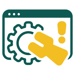 Error web green icon