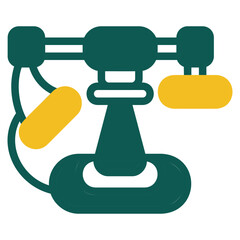 Telephone green icon