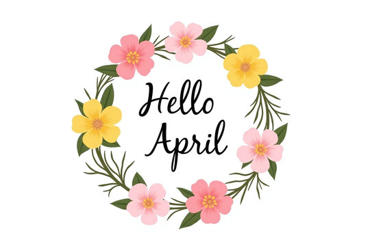 hello april clipart