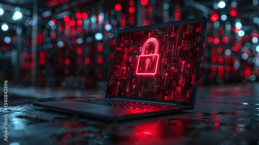 Poster cybersecurity measures enhance data protection against malware breaches in advanced computing enviro