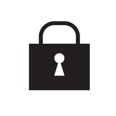  The key opens the lock, linear icon. Access is open. Line with editable stroke