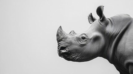 Majestic Rhino Profile Shot