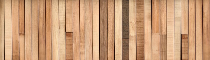 Close-up view of light-brown wood planks showcasing natural variations in grain and shade, perfect for backgrounds and texture in design projects.