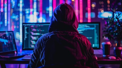 Cybersecurity threats from malware breaches and data protection measures in a high-tech environment