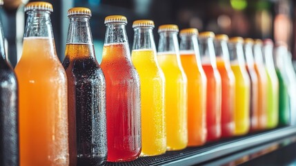 Colorful Assortment of Drinks