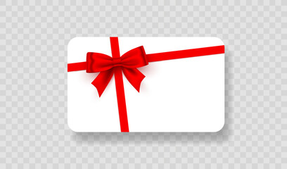 Bow red tape on the Transparent background.