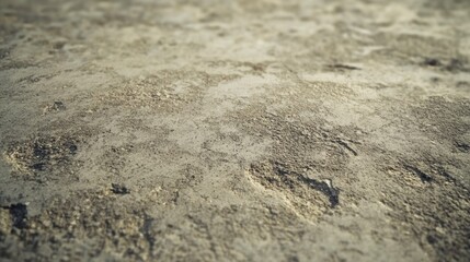 A close up view of an aged textured concrete surface