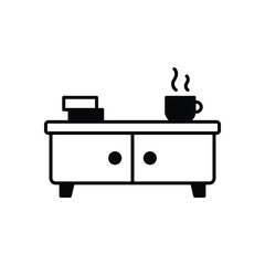 Coffee Table vector icon