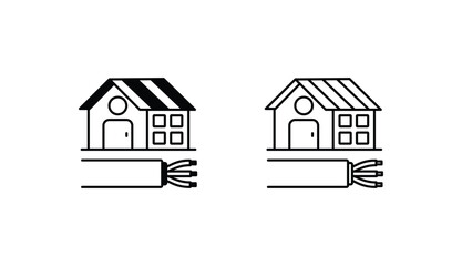 Unerdground icon design with white background stock illustration