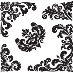 seamless pattern with floral elements