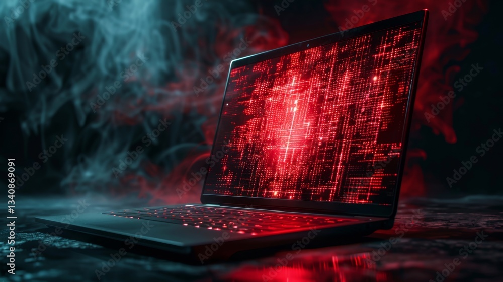 Poster protecting data and networks from malware threats in cybersecurity operations