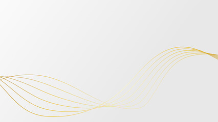 white background with golden line. luxury background. vector