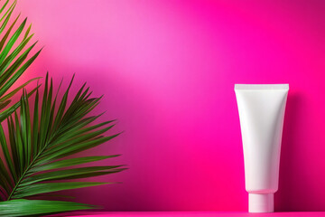 Minimalist product, commercial poster displays purity and freshness beautifully