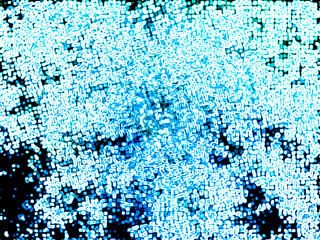 Blue abstract background, white small square shadow