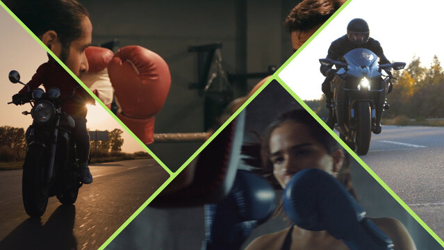 Split Frame Sport Opener