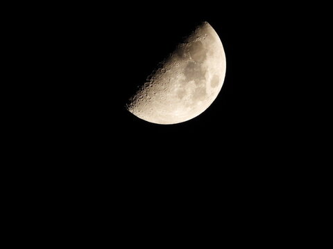 moon in the night sky