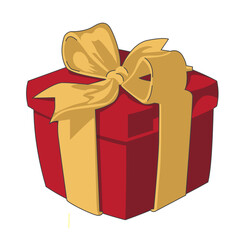 Isometric Present Illustration