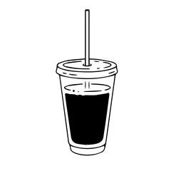 plastic drinking glasses symbol for templates.