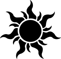 sun symbol for templates.